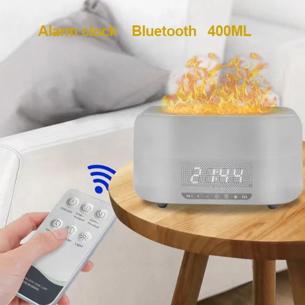 Newest 3D Fire Air Humidifier Night Light Aroma Diffuser Cool Mist Ultrasonic Led Flame Fire Humidifier