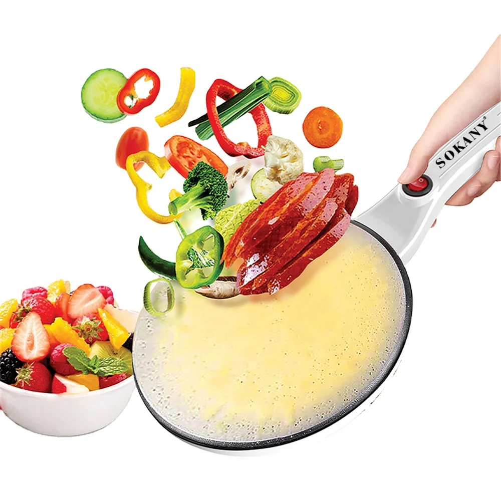 Sokany Electric Non-stick Mini Egg Crepe Maker Pancake Maker