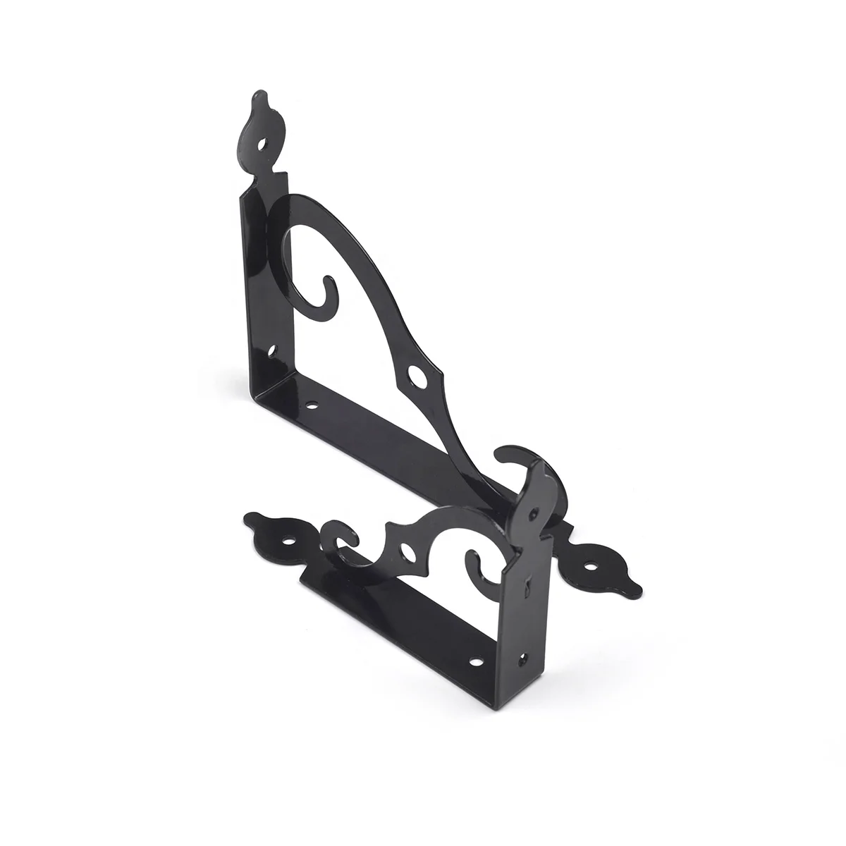 Decorative S shape wall shelf brackets