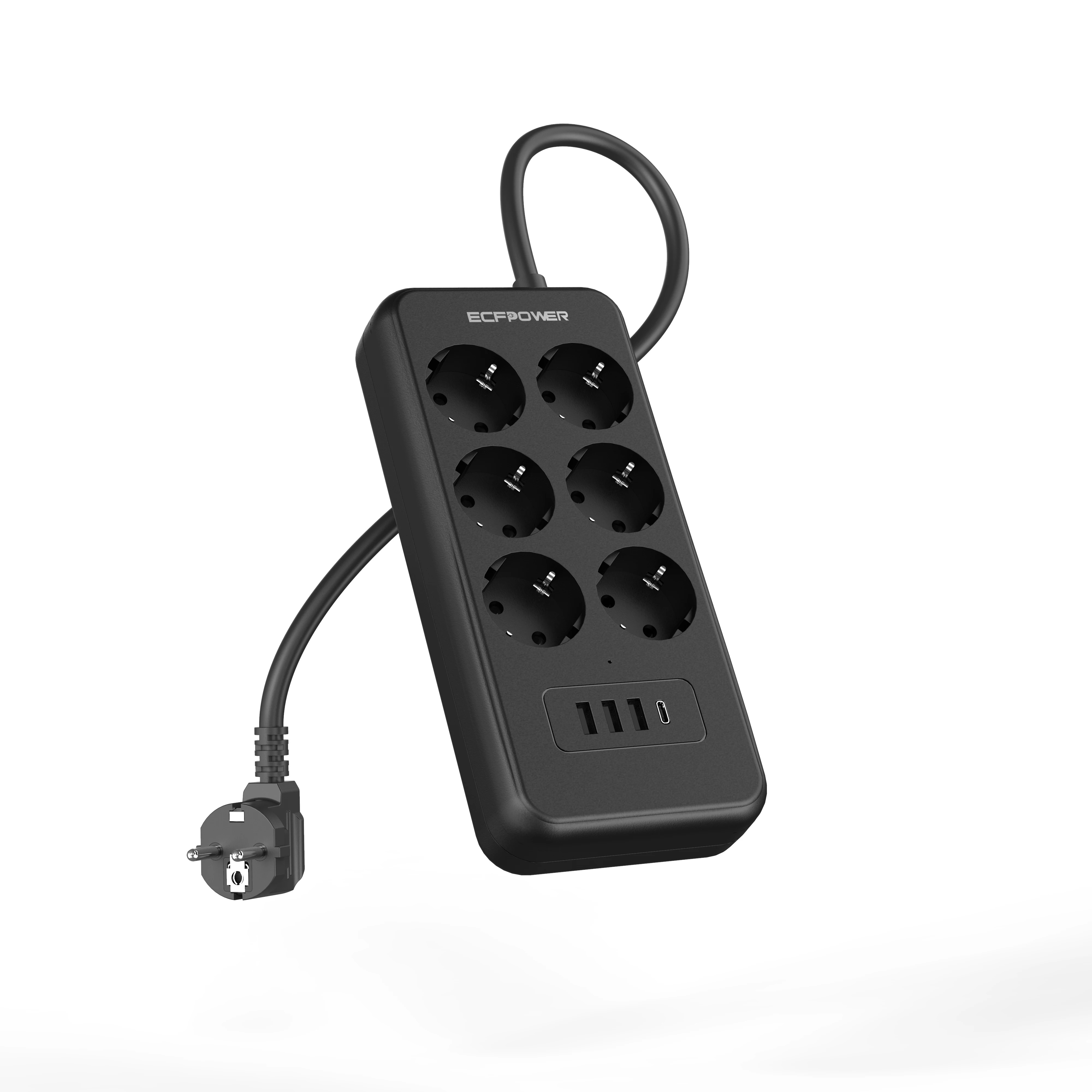 Удлинительный шнур европейского стандарта сетевой фильтр с Usb Pd 6 Ac стабилизатор напряжения для дома офиса