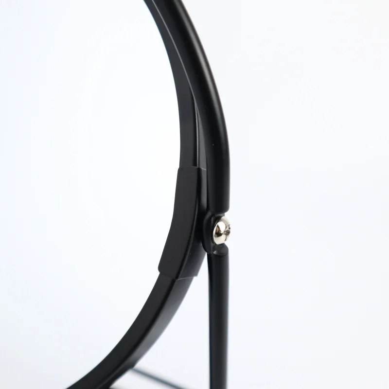 Round Vanity Black Mirror with Jewelry Holder and Storage Base Makeup Mirror Great Gifts for Mother and Wife