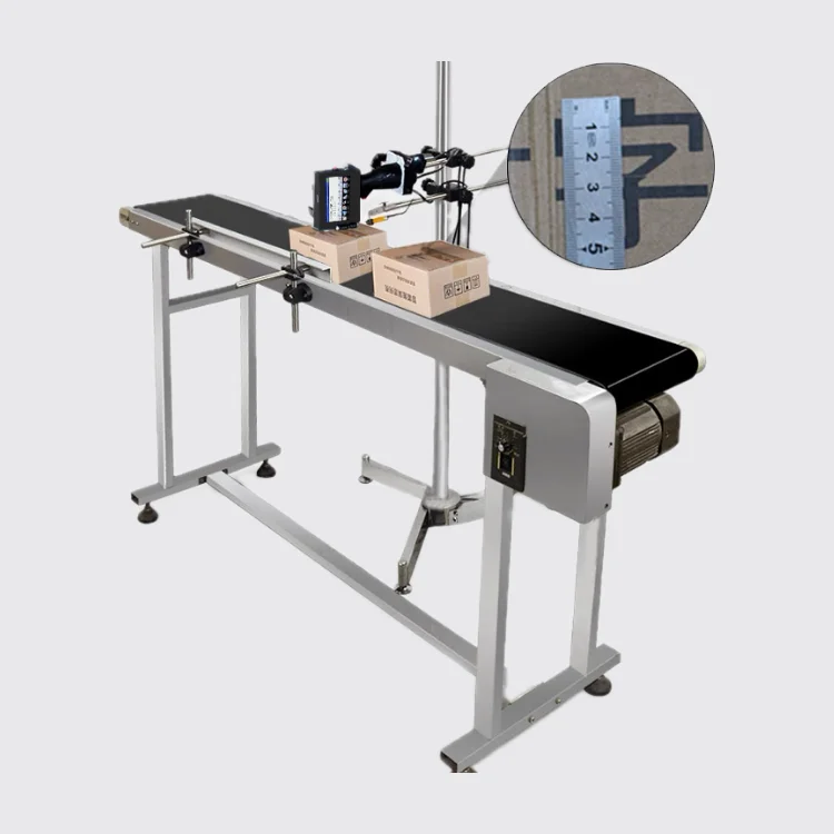 25.4mm Portable handheld thermal inkjet printer for printing date barcode serial number on plastic metal