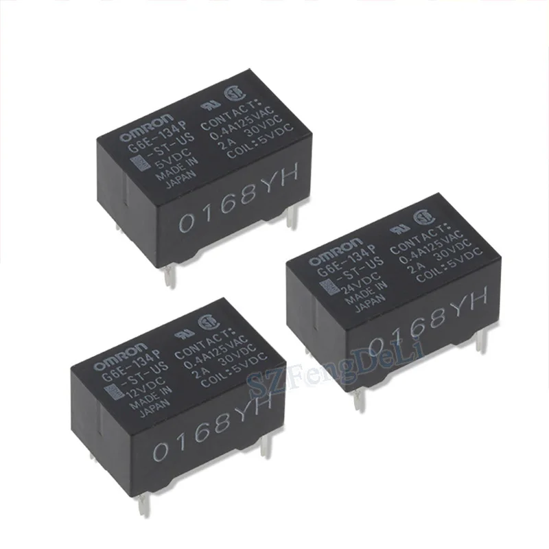 G6E-134P-ST-US-5VDC 12VDC 24VDC Power relay IC chip IGBT Optoelectronics BOM integrated circuit