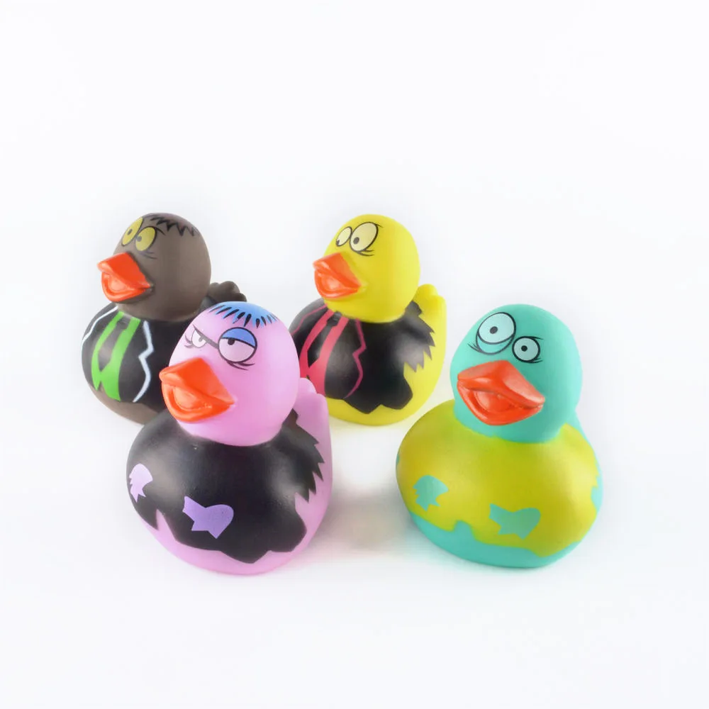 Wholesale Custom Portable Education Fun Cute Various Styles Colors Kids Bath Toys Duck Floating Rubber Ducks