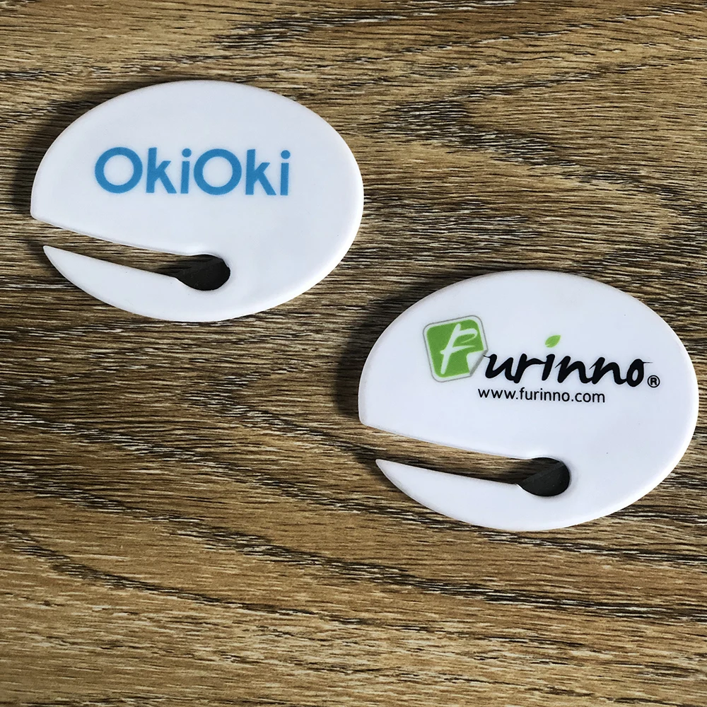 
PTLO-018 plastic Promotional LOGO customized envelope letter opener 