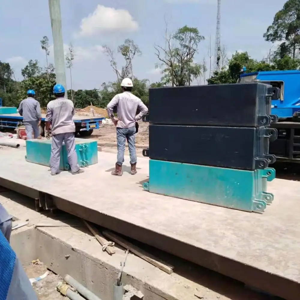 120 ton electronic dump truck scale portable weighbridge price