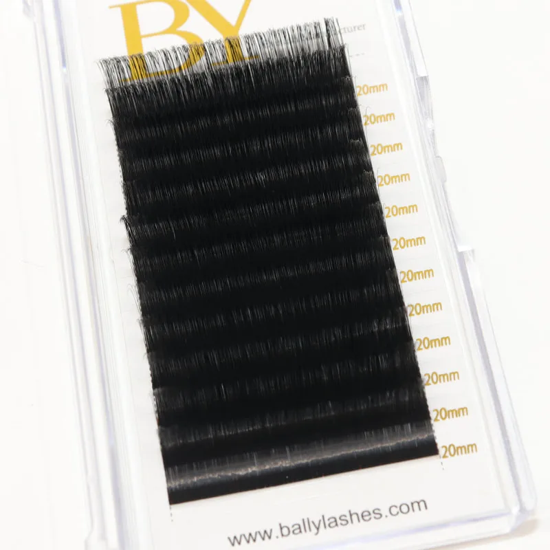 Black Matte Soft 03 05 07 C/CC/D/DD/B/J Curl Volume mix Lash Tray Individual lash supplies Fluffy Cashmere Eyelash Extension