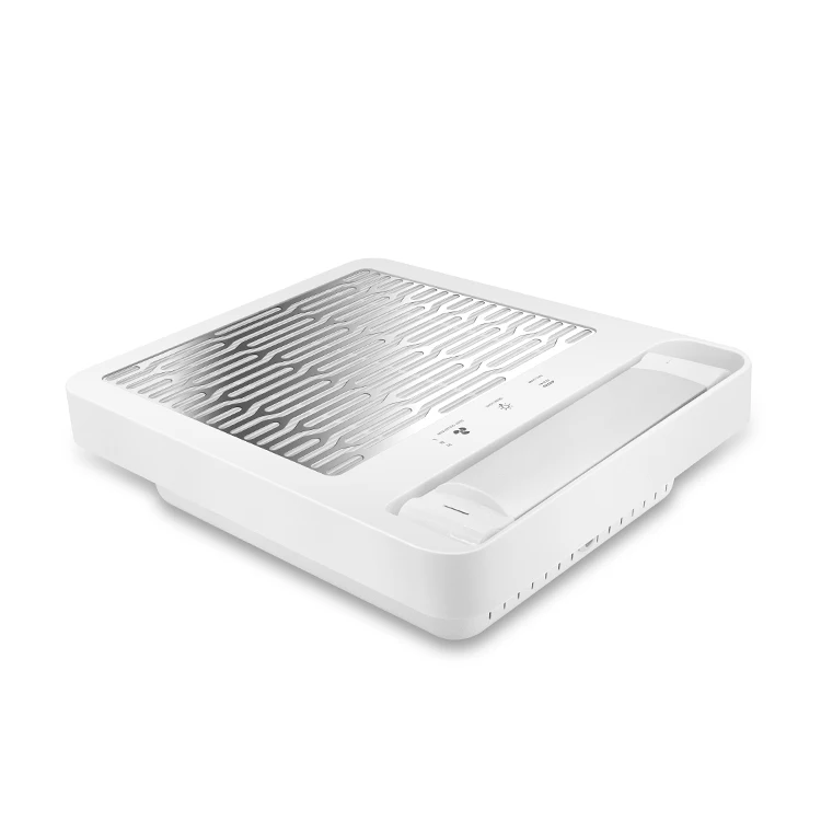 Powerful Electric Nail Dust Collector Vacuum Suction Fan Manicure Machine for Manicure Table(with Nail Dryer & Desk Light)