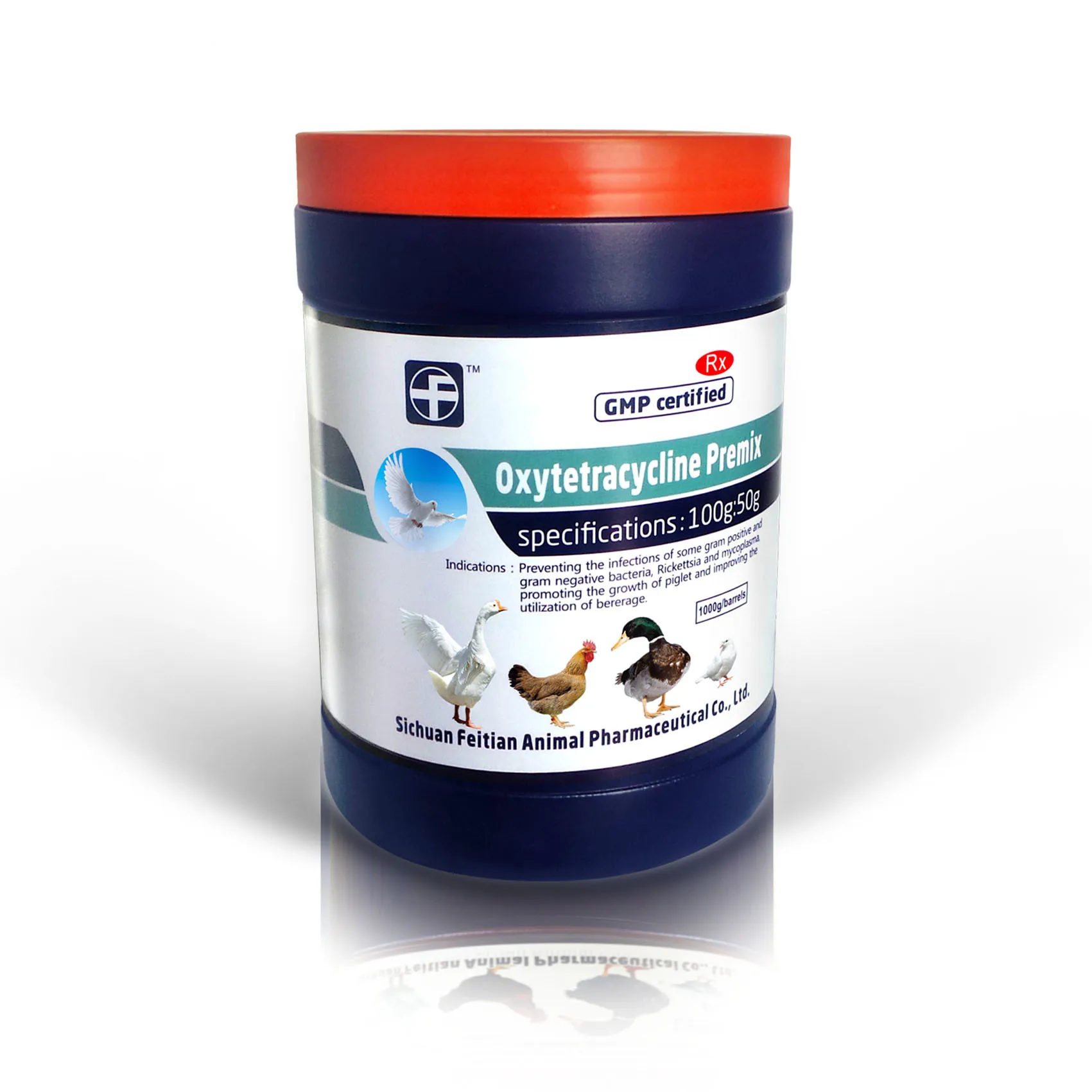 
Oxytetracycline Premix Powder veterinary / Growth promoters for poultry/height growth medicine 