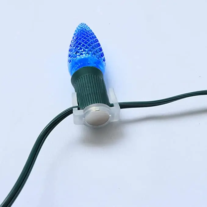 Пластиковые зажимы аксессуары уличные рождественские огни магнитные используемые C7