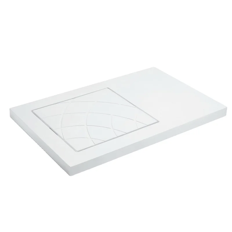 Resin stone shower tray culture marble shower base acrylic solid surface shower pan