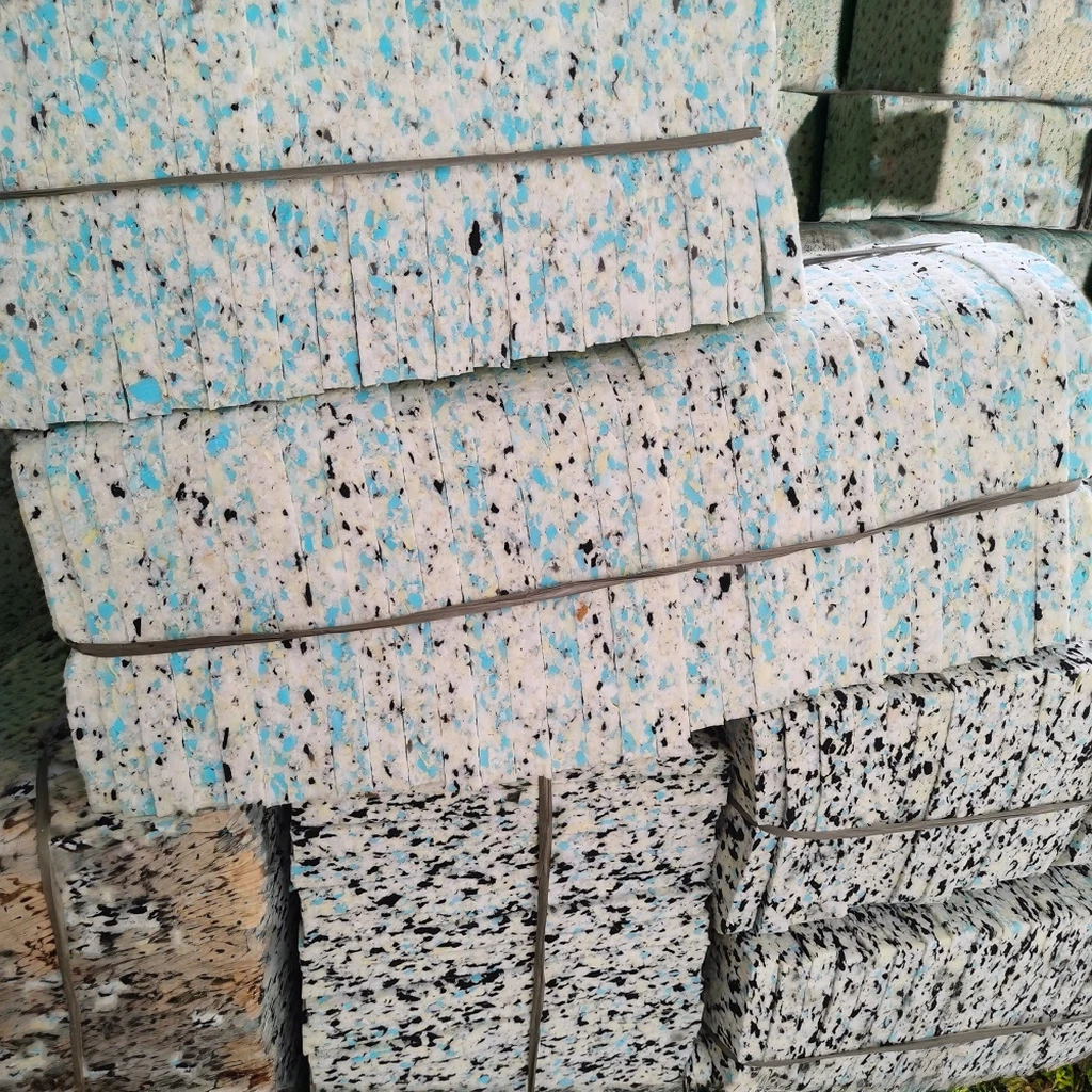 OEM/ODM Recycled Foam Pad Customized Shape Soft Rebound Bonded Foam Mattress Sofa Topper Factory Protective Cushioning Material