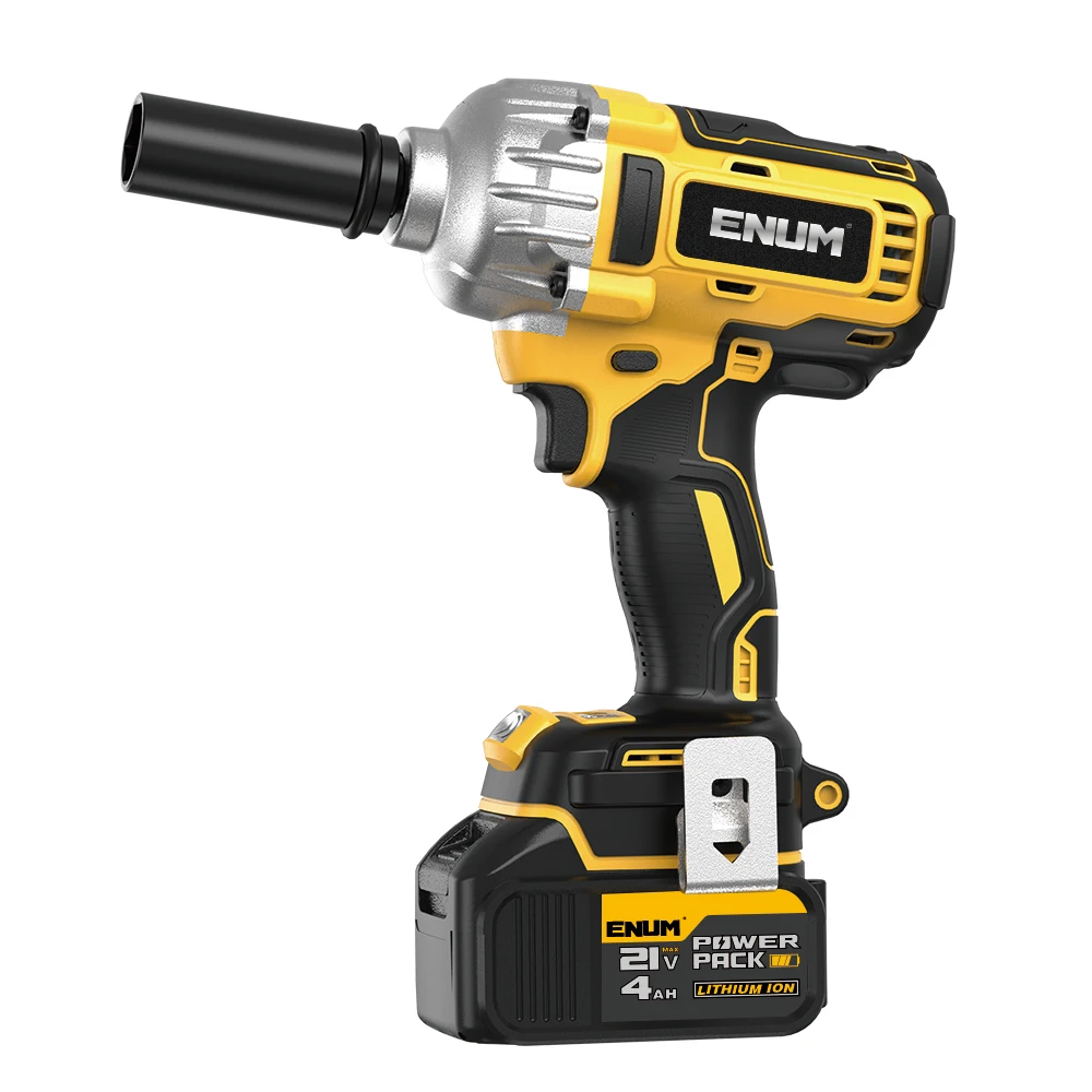 Factory Wholesale 21V  High Power Impact Wrench Lithium Battery Electric Cordless Brushless Impact Wrench