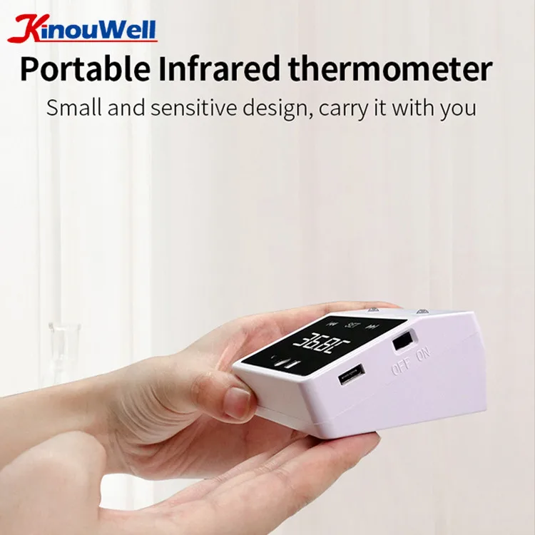 
K2 Portable Room Temperature Measurement Instrument,High Accurate Auto Clock And Fever Thermal Temperature Sensors With Alarm 