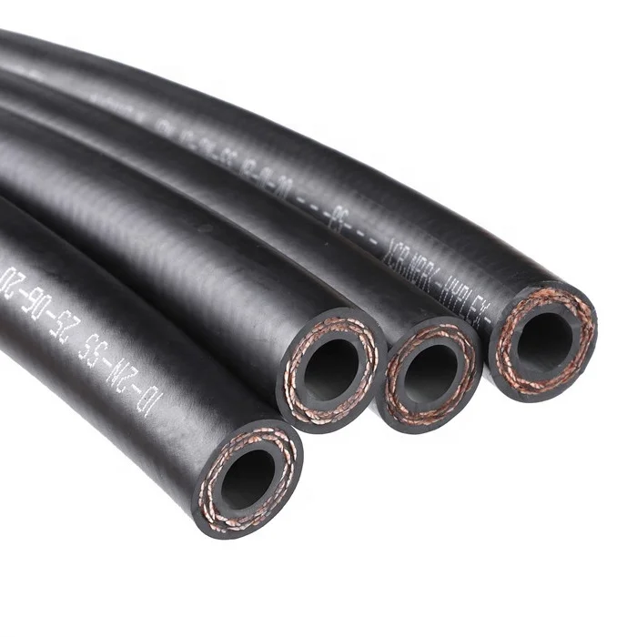 oil resistance synthetic rubber CSM high pressure power steering flexible rubber hose