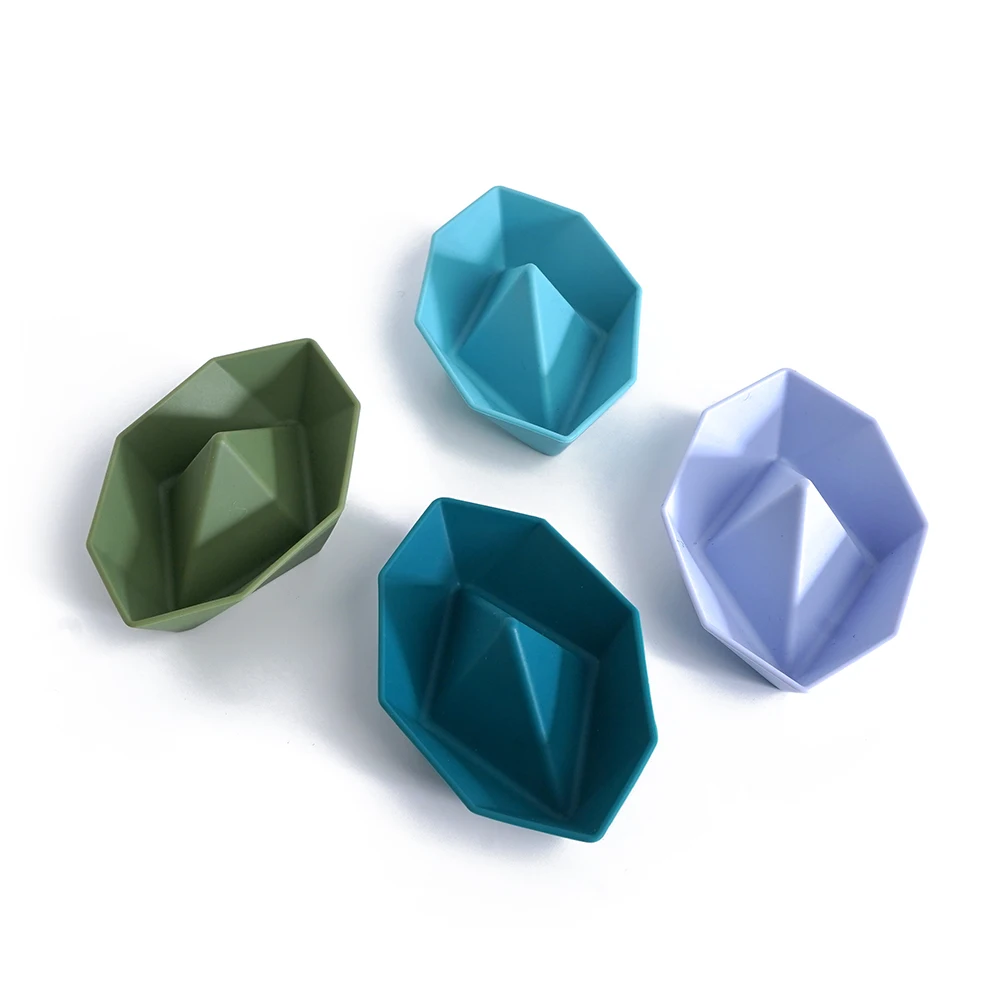 New Style Toy Hot Sell Online Silicone 4pc Bathing Toys Cute Boat Floating Silicone Bath Toys