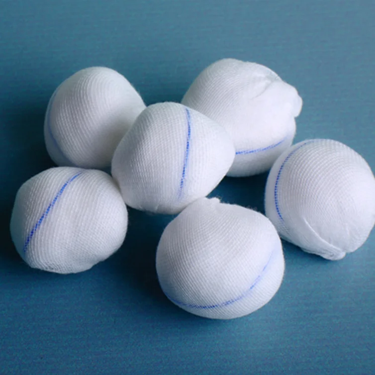 100% Cotton High Absorbent Medical Disposable Cotton Gauze Ball