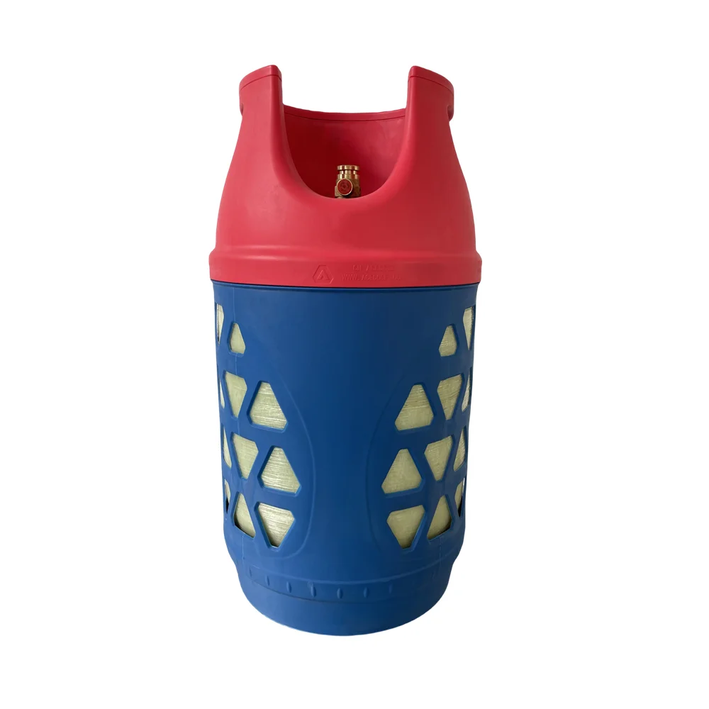 Zhangshan 11kg Full-wrpped Fiberglass Gas Cylinder Composite LPG Gas Cylinder Gas Tank Filling Propane