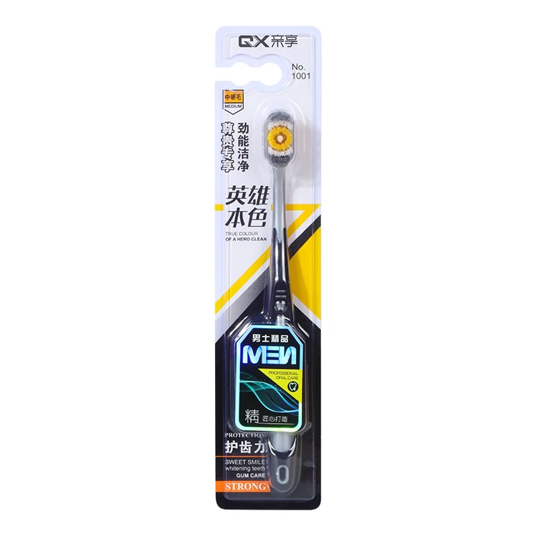 wholesale 360 eco friendly plastic Chinese hard bristle custom  toothbrush for adult