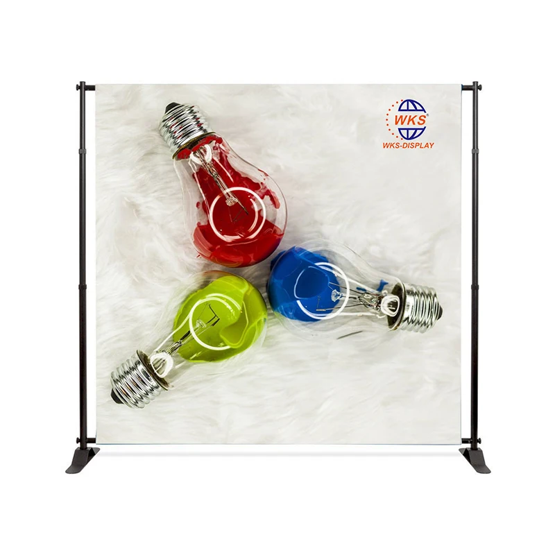 Регулируемая широкоформатная баннерная подставка с наклоном и повторным фоном для отображения