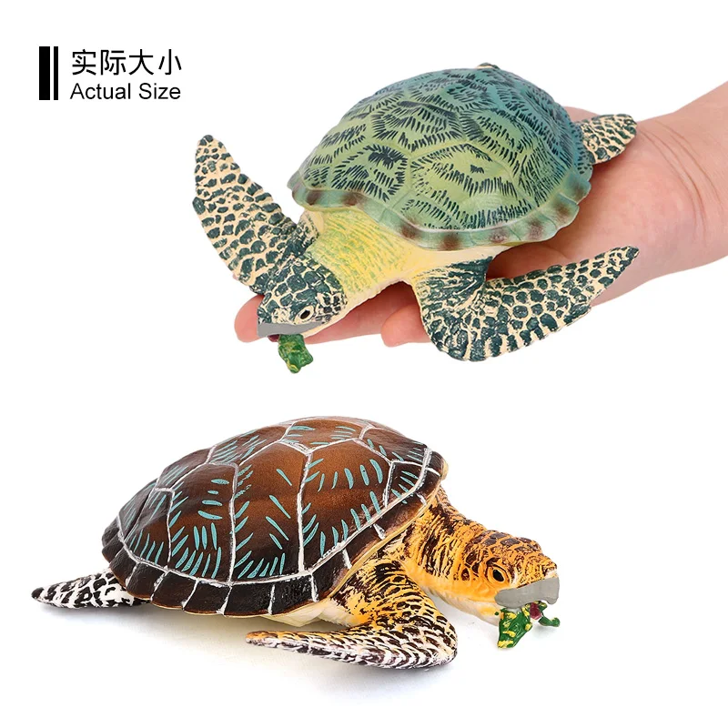 Оптовая продажа прочная модель морской жизни пластиковая игрушка для животных игрушки морских существ Фигурки черепах