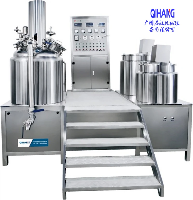 High Quality Mayonnaise Production Line Liquid Food Vacuum Emulsifying Homogenizer Mixer