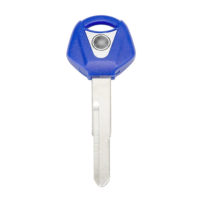 
Blue Uncut Long Side Right Slot motorcycle remote key Blank for Yamaha Without Transponder Chip 
