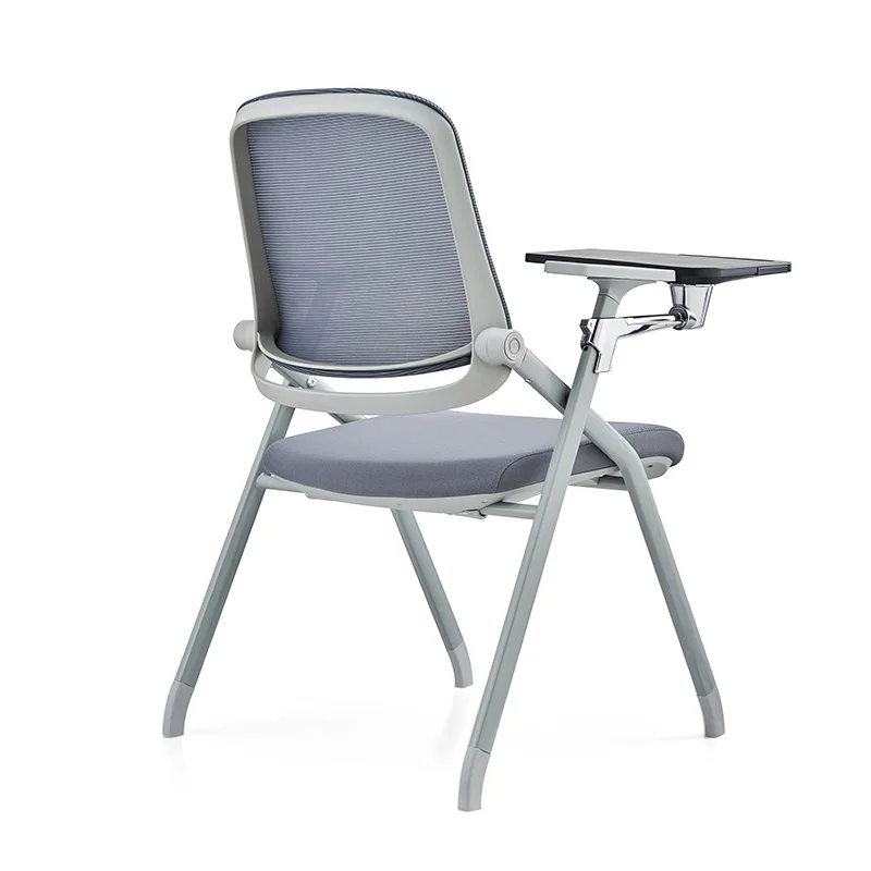 Task Office Chair School Classroom Student Chair Office Foldable Training Room Chair With Writing Pad