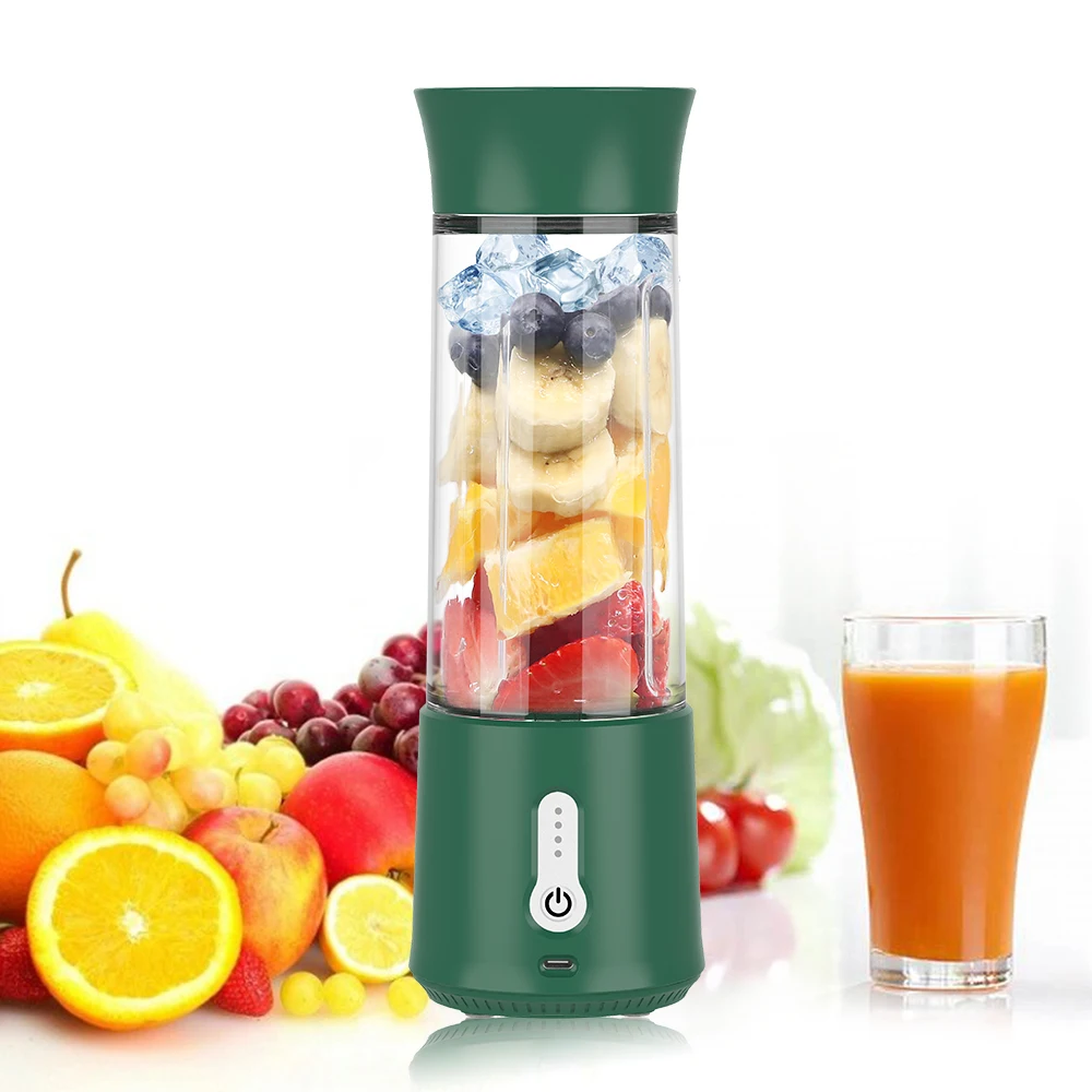 500ML OEM Personal Electric Rechargeable Usb Citrus Juicer Bottle for Fresh Juice Mixer To Go Little Gym Cup Portable Blender