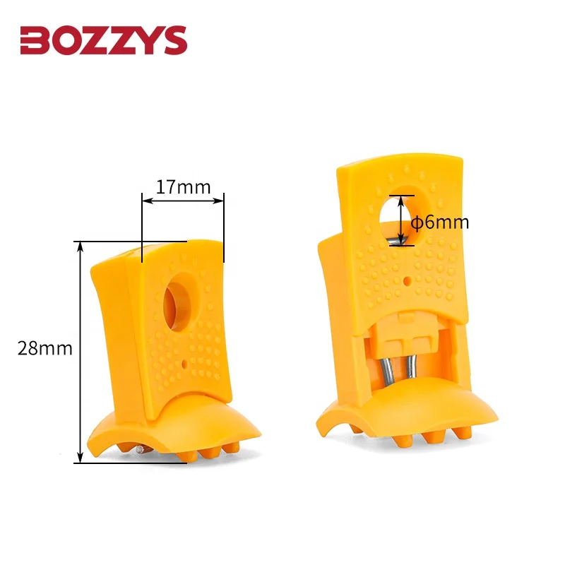 Standard Toggles Lockout Device Miniature Circuit Breaker Constructed of Non-conductive Glass-filled Nylon for Industrial Safety