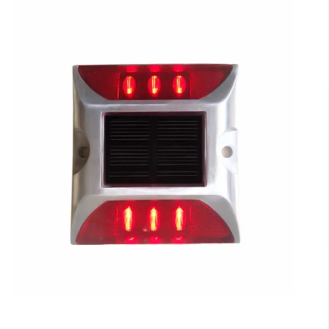 Solar Deck Lamp Led Dock Flashing Lights Cat Eye Reflector Solar Road Stud Pavement Marker Anchor Warning Lights