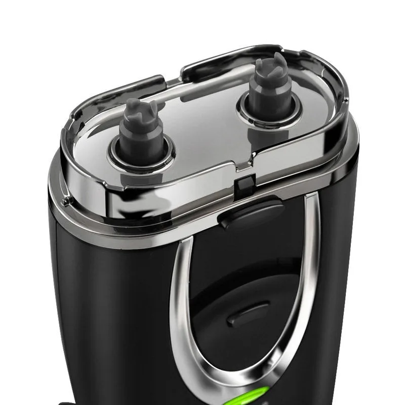 New Selling Wireless Shaver Two Heads Portable Man Electric Rechargeable Razor