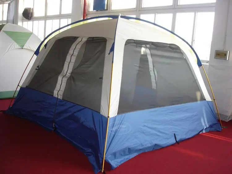 OEM/ODM Comfortable Alu Pole Family Group Easy Setup Car Camping Cabin Tent for Travel Adventure Large Space