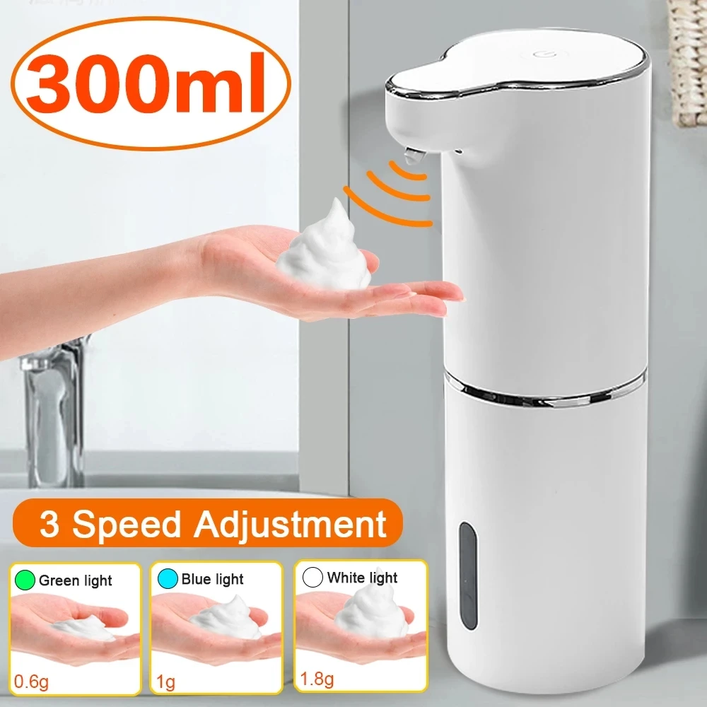 x1z Smart home Rechargeable Bathroom Infrared Sensor Liquid Foaming Dispenser Hand Washing automatic soap dispenser