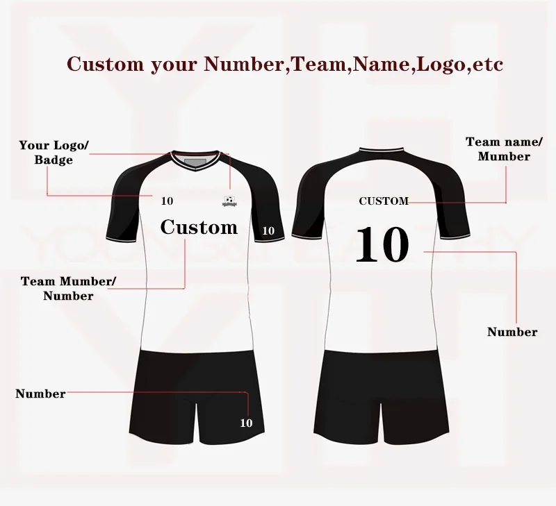 Custom Printing Team Sports Soccer Track Suit Football Training Suits Joggers Football Training Set Long Sleeve Training Uniform