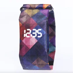 2019 new design dupont tyvek light watch. custom wrist. watch. fashion  gift watch kid digital