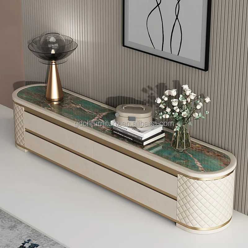 Modern luxury household furniture TV cabinets TV tables media consoles living room Solid wood  TV cabinets