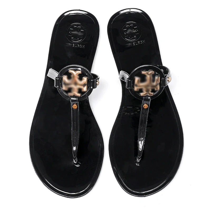 
2021 New Luxury Mini Miller Slipper outdoor Beach shoes high quality PVC Hollow bigbrand Europen fashion Rome Women Flip Flop 