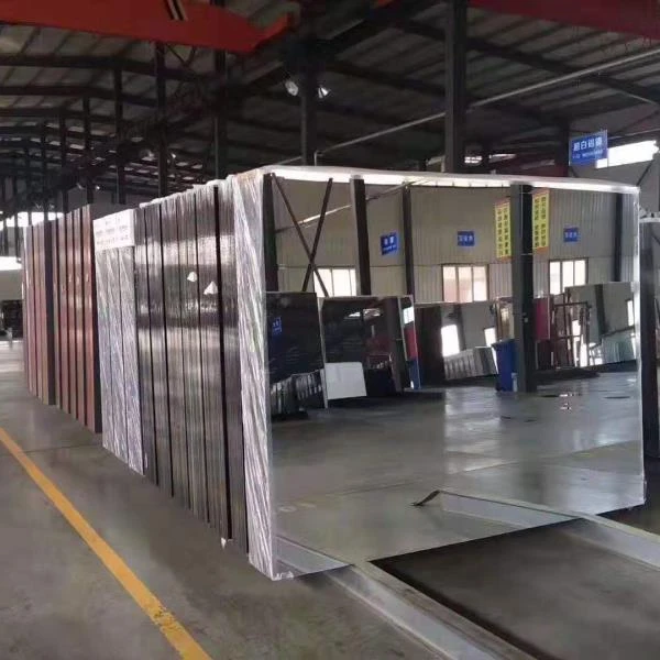 Wholesale Price Cheap Large Mirror Glass Panel Sheet 1830x2440mm Aluminum Wall Mirror Glass