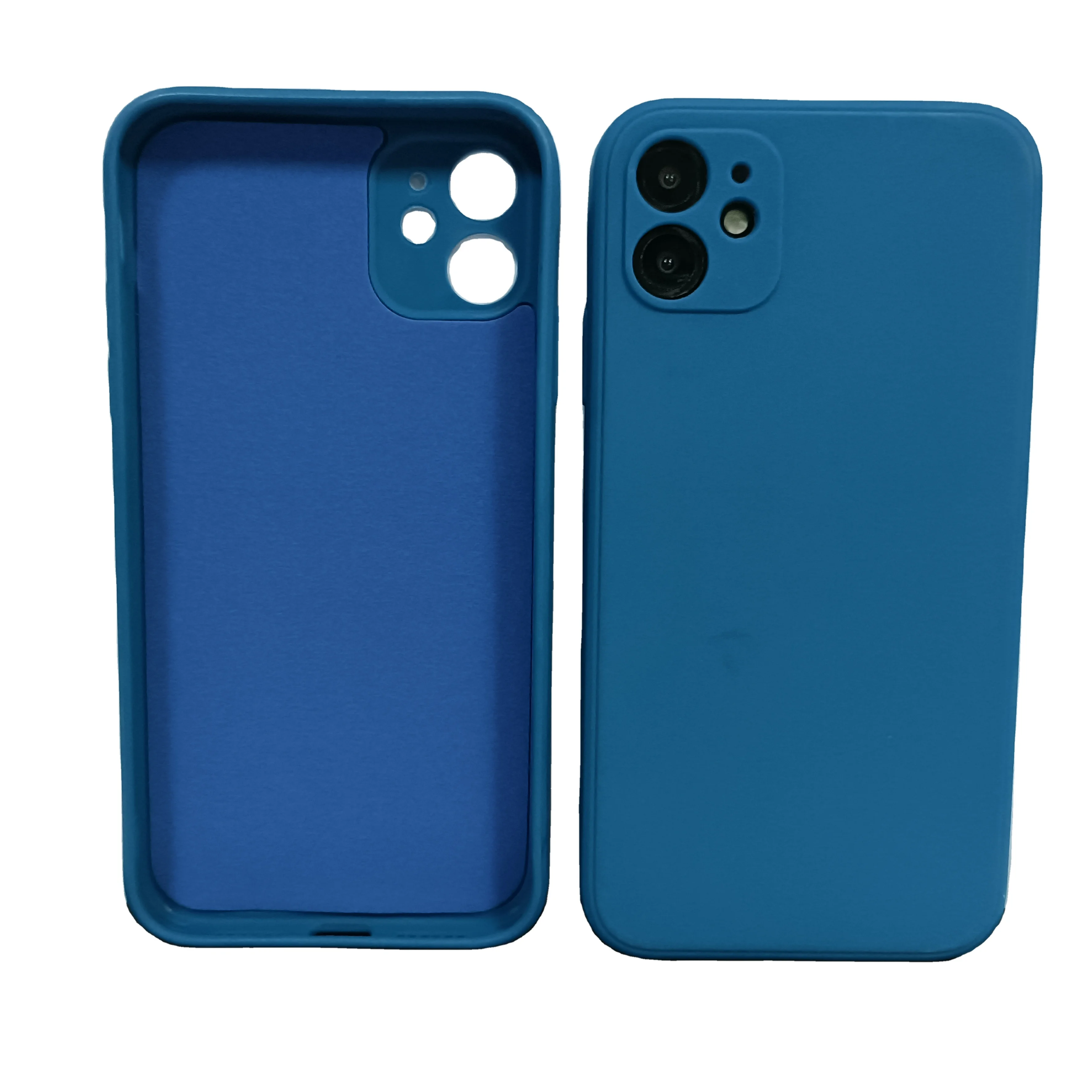 Promotional shockproof square silicone smtt TPU frosted protector phone cases for iphone 11 12 13 pro Back cover