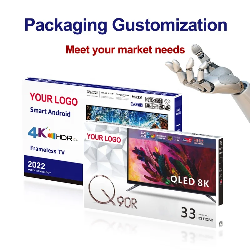 Weier TV 55 65 inch 4K smart TV televisions OEM factory