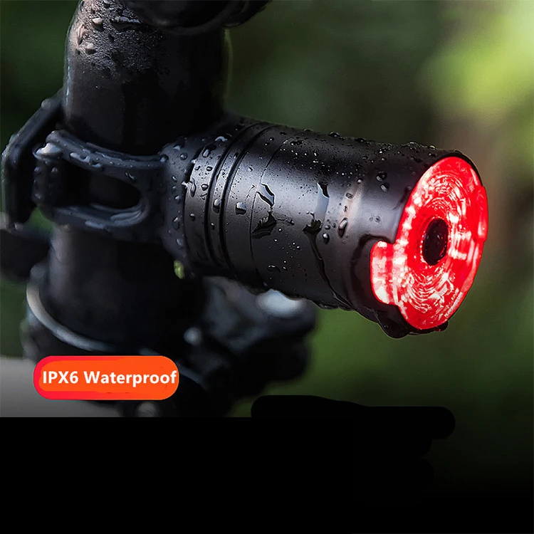 Смарт-Ipx6 водонепроницаемое устройство для велосипедов, датчик автоматического торможения свет велосипеда перезаряжаемые аварийное освещение набор светодио дный задний фонарь для велосипеда с возможностью перезарядки