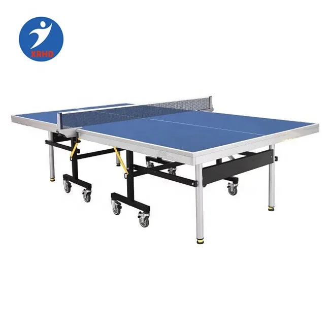 Indoor table tennis tables 15mm waterproof board mesa de ping pong with wheels