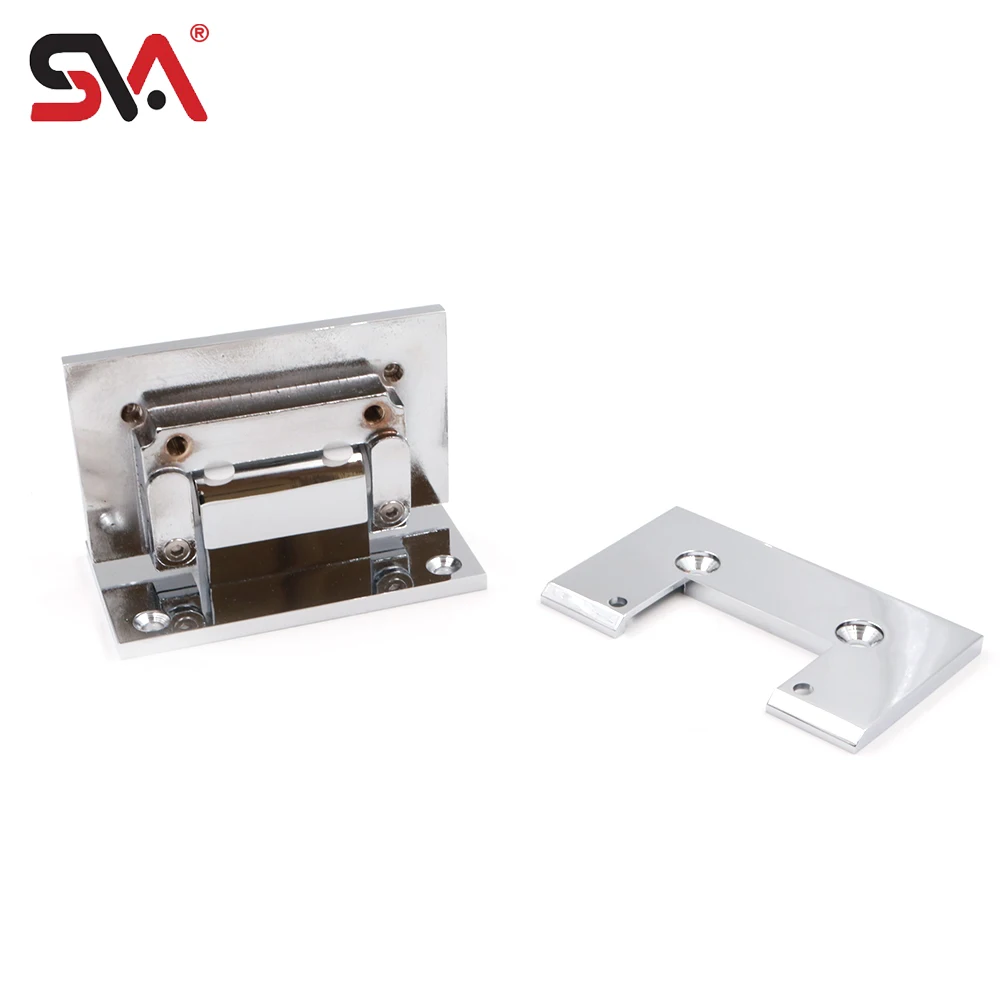 Wholesale CRL Series American Style SVA-242C with Brass Plate Adjustable 90 Degree Wall Mounted Mirror Glass Door Shower Hinge