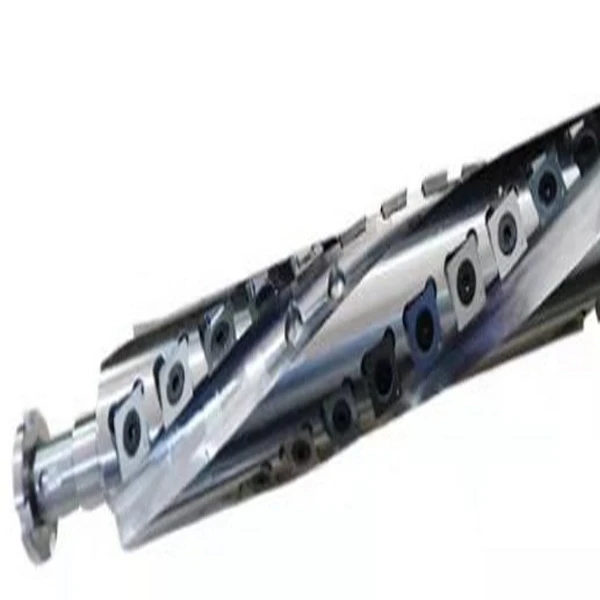 Factory direct spiral planing cutter head helical 15*15*2 woodworking cutterhead