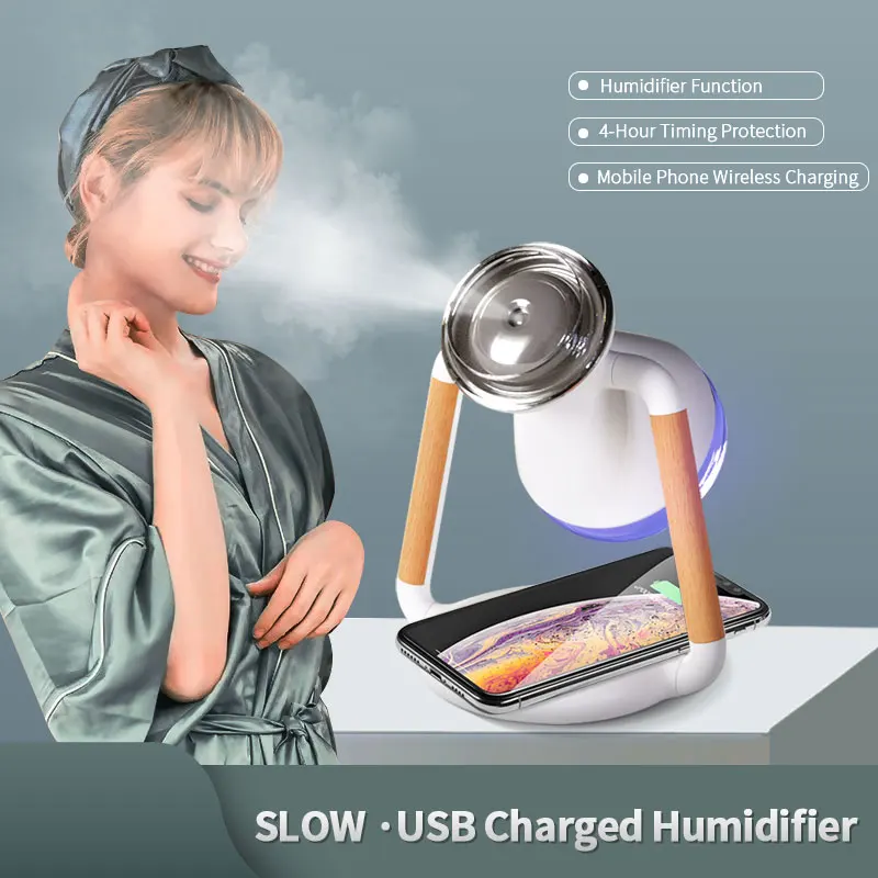 Настольный USB мини-увлажнитель с большим распылителем для студентов