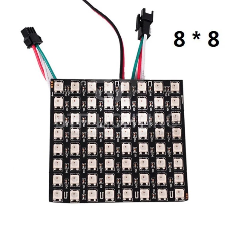 Programmable Flexible16x16 18x32 WS2812B RGB LED Matrix Panel PCB LED Matrix Light Led Module matrix