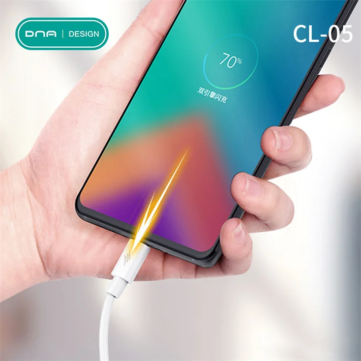 6A White 1m Environmental TPE material /OD4.3 One Connect Usb Type C Cable For Samsung Charger