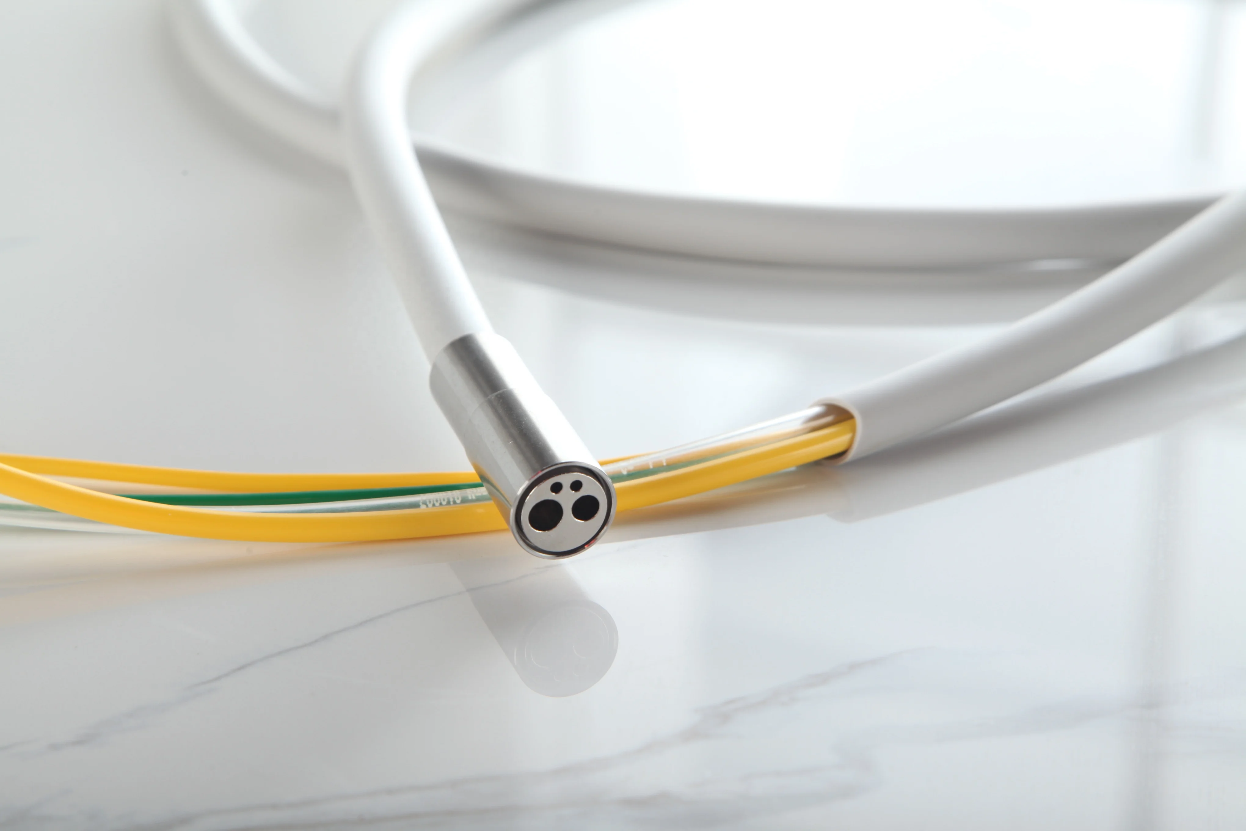 Good quality Safety Dental Chair With vacuum machine and foot pedal oral camera dental unit Orthodontic Chair yellow resistant