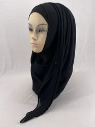 Best Selling Beautiful Color Modal Viscose Hijab Good Fabric Bamboo Woven Modal Shawl For Women Scarf